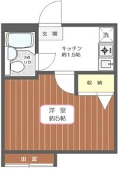 パティオ中川の物件間取画像